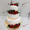 Свадебный торт - ягодный рай СТ064