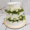 Свадебный торт с полевыми цветами СТ84