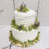 Свадебный торт с зеленью СТ050