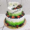 Свадебный торт в весенних тонах СТ448