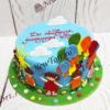 Торт на выпускной в детский сад ТВ063