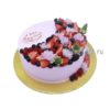 Торт с ягодами и цветами ТЯ023