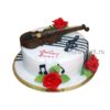 Торт музыкальный со скрипкой для девочки ТД771