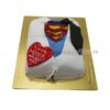 Торт для любимого супермена ТМ091