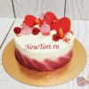 Торт "Любовь" с пряниками, ягодами, безе и мазками ТД142