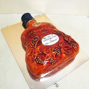 Торт бутылка коньяка ТЖ412