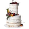 Новогодний торт "Восторг" двухъуровневый с ягодами НТ159