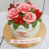 Торт букет роз и ягоды ТЖ155