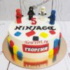 Торт Лего Ниндзяго для мальчика МТ144