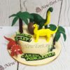 Торт  динозавры и пальмы ТД258