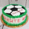 Торт с  футбольной тематикой