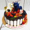 Торт принцесса Луна и Селестия с ягодами МТ276