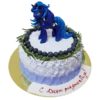 Торт принцесса Луна с голубикой МТ279