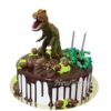 Торт на юбилей с динозавром МТ021