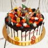 Новогодний торт cо сладостями НТ030