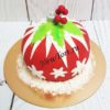 Новогодний торт "Шар 3D" с мастикой НТ139