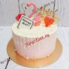 Торт для девочки с розовый фламинго ТД8016