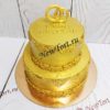 Золотой Свадебный торт СТ451