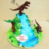 Торт динозавры и водопад ТД259