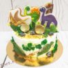 Торт динозавры на пряниках ТД253