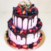 Свадебный торт с ягодами СТ295
