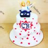 Торт свадебное путешествие на БМВ СТ327
