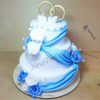 Свадебный торт с кольцами СТ321