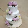 Большой свадебный торт с розами СТ302