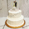 Свадебный торт с фигуркой СТ310