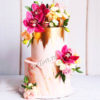 Свадебный торт с цветами СТ307