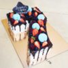 Торт цифра семь с ягодами