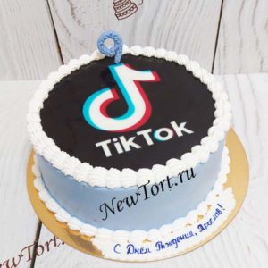 Торт Тик-ток фотопечать