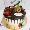 Торт на юбилей с шоколадом ТМ040