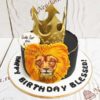 Торт со львом и короной ТМ057