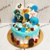 Торт Тик-ток cо сладостями ТД307