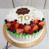 Торт с ягодами и потеками ТЖ172