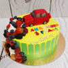 Торт с машинкой и ягодами ТД184