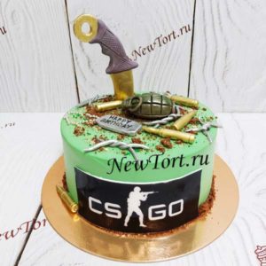 Торт контра страйк с гранатой