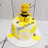 Торт "Счастливая пчелка" с фигуркой и медом ТД010