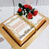 Торт книга и букет роз ТЖ182