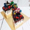 Торт Браво Старс Цифра с шоколадом и свежими ягодами ТД540