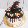 Торт с динозавром "Сладости Рекса" с фигуркой и ягодами МТ203