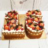 Торт цифра "16" с кремом, ягодами и шоколадом ТД618