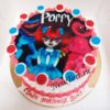 Бенто-торт "Poppy Playtime" с фотопечатью и украшением ТБ118