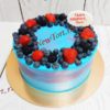 Торт "Голубая лагуна" с ягодами ТЯ079