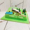Торт "Скоростной поезд" с фигуркой и тоннелем ТД563