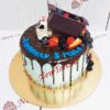 Торт "Самосвал с ягодами" и потеками, без мастики  ТД574