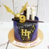 Торт Гарри Поттер "Снова в Хоггвартс" с палочкой, снитчем и свечами ТД730