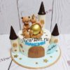 Торт "Замок медвежат" с декором и мастикой ТД701