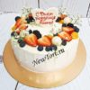 Торт "Нежность" с ягодами, конфетами и гипсофилой ТЖ540